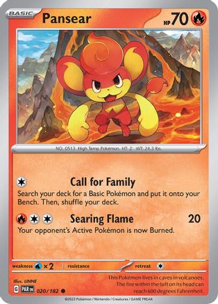 Pansear (20) Reverse Holofoil - Paradox Rift