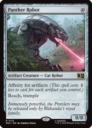 Panther Robot (113) - Commander: Marvel Super Heroes
