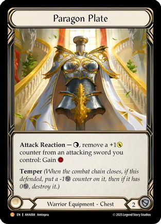 Paragon Plate (AHA004) Rainbow Foil - Armory Deck Origins: Hala