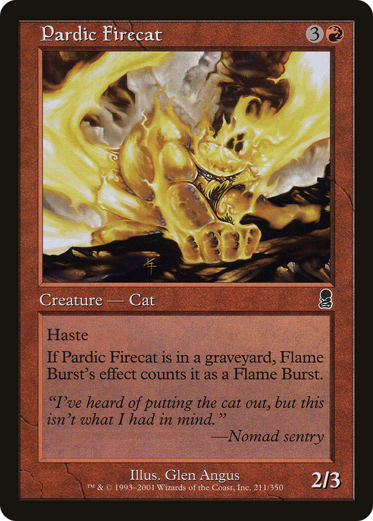 Pardic Firecat (211) Foil - Odyssey