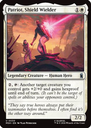 Patriot, Shield Wielder (030) - Marvel Super Heroes