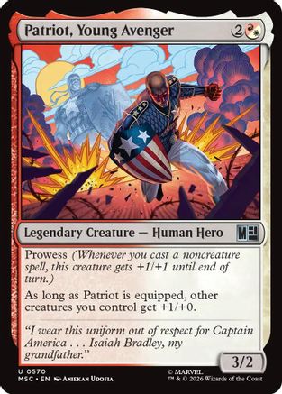 Patriot, Young Avenger (570) Foil - Marvel Super Heroes