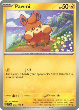 Pawmi (73) Reverse Holofoil - Scarlet & Violet