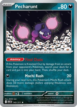Pecharunt (143) Reverse Holofoil - Ascended Heroes