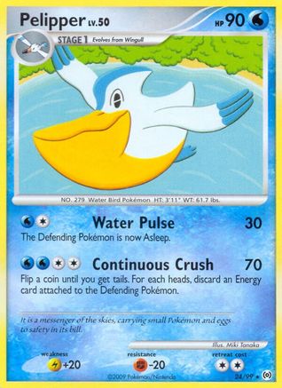 Pelipper (24) Reverse Holofoil - Arceus