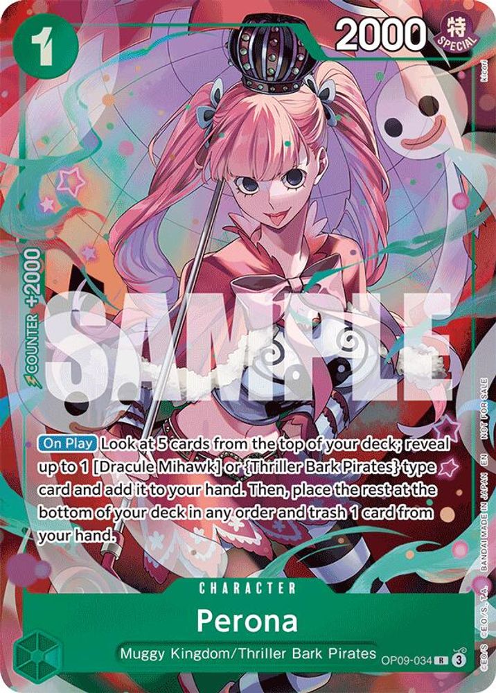 Perona (Alternate Art) (Reprint) (OP09-034) Foil