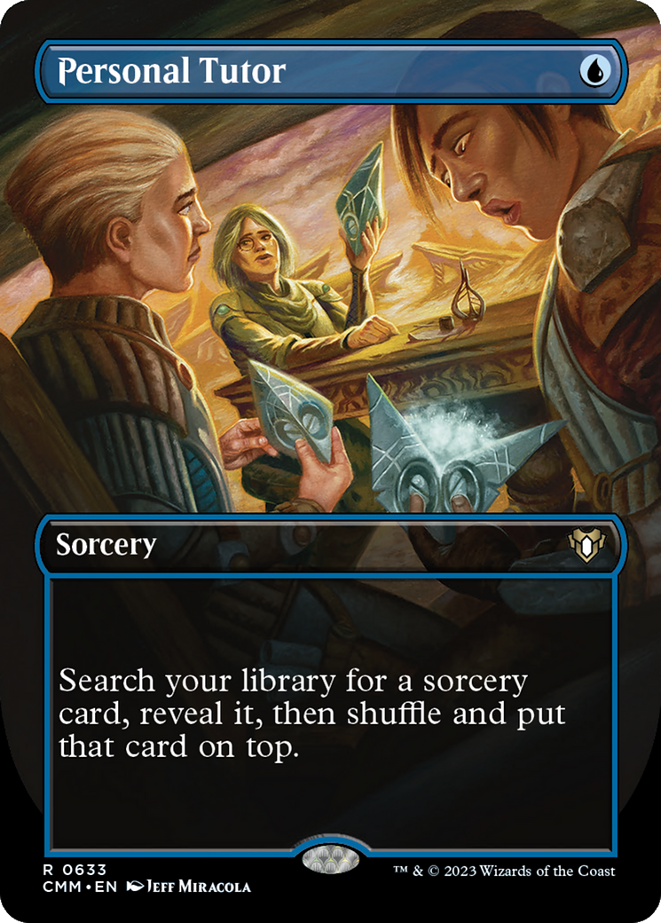 Personal Tutor (Borderless) (633) Foil - Commander Masters