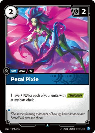 Petal Pixie (076) Foil - Unleashed