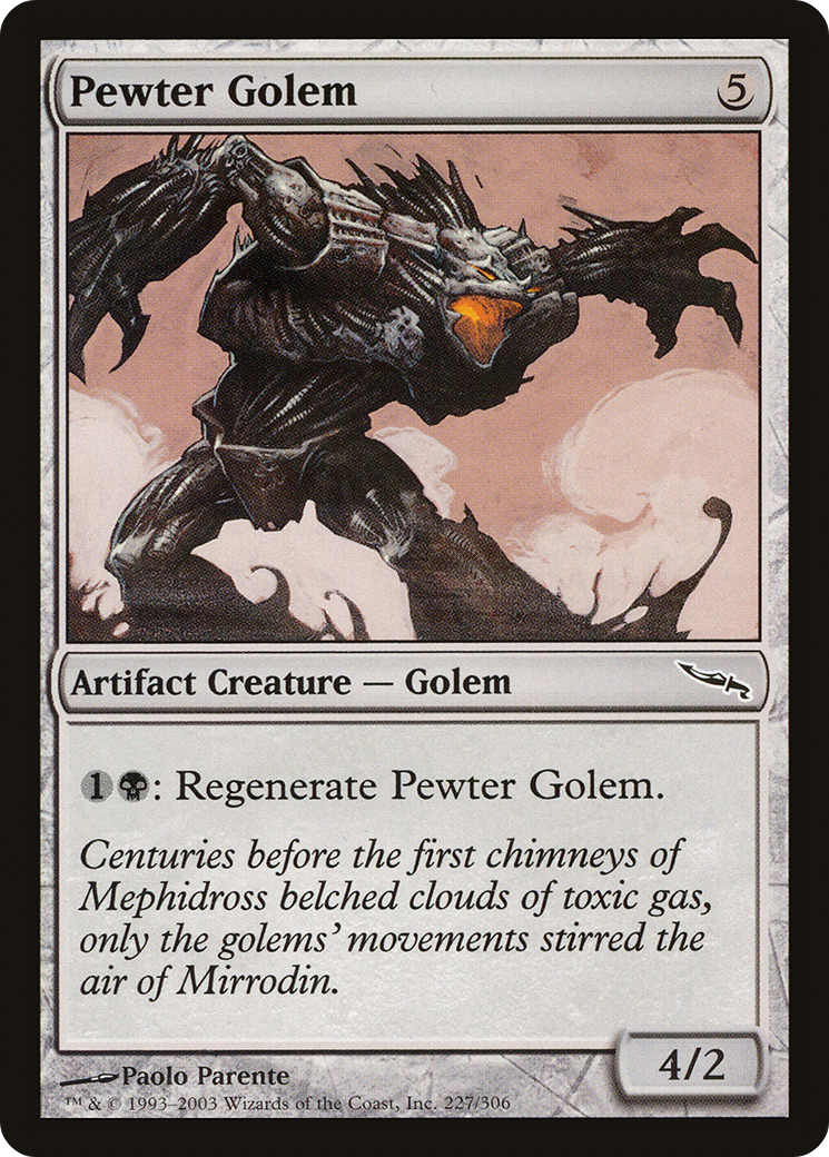 Pewter Golem (227) - Mirrodin
