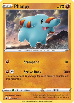 Phanpy (SWSH117) Holofoil - Black Star Promos
