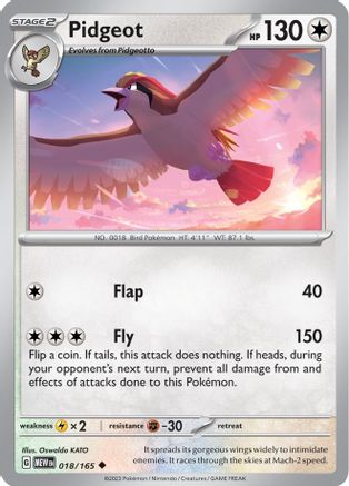 Pidgeot (18) - 151
