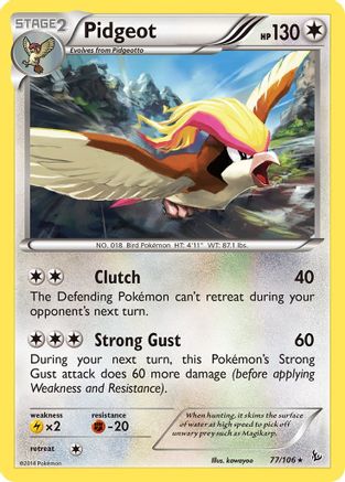 Pidgeot (77) - Flashfire