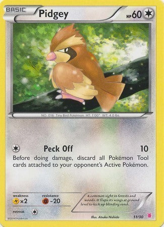 Pidgey (11) - Trainer Kit: Bisharp & Wigglytuff