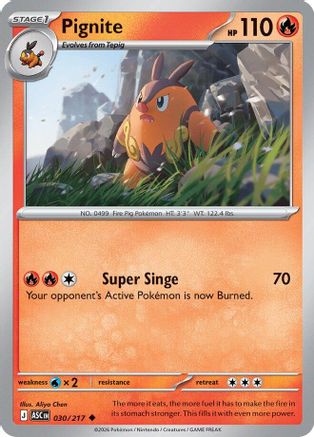 Pignite (30) Reverse Holofoil - Ascended Heroes
