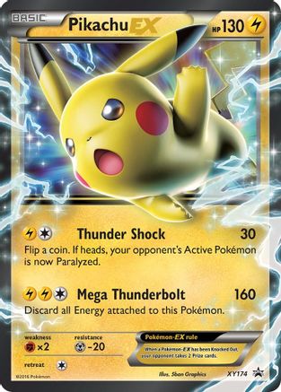 Pikachu EX (XY174) Holofoil - Black Star Promos