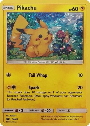 Pikachu (General Mills Promo) (SM86) Holofoil - Miscellaneous Cards & Products