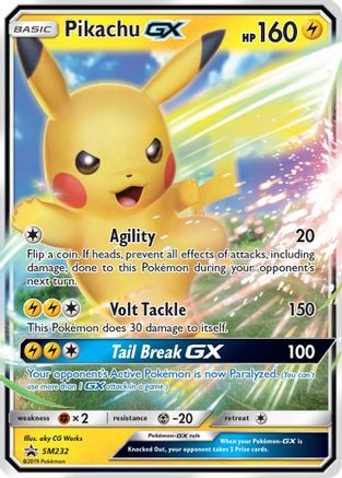 Pikachu GX (SM232) Holofoil - Black Star Promos