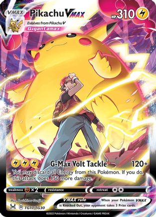 Pikachu VMAX (Alternate Full Art) (TG17) Holofoil - Lost Origin