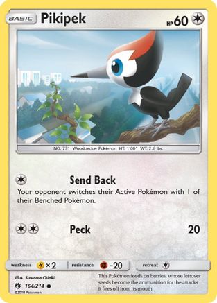 Pikipek (164) - Lost Thunder