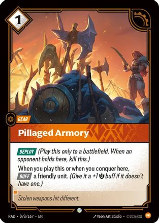Pillaged Armory (073) Foil - Radiance