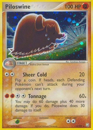 Piloswine (13) Holofoil - Team Rocket Returns
