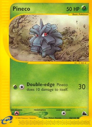 Pineco (86) Reverse Holofoil - Skyridge