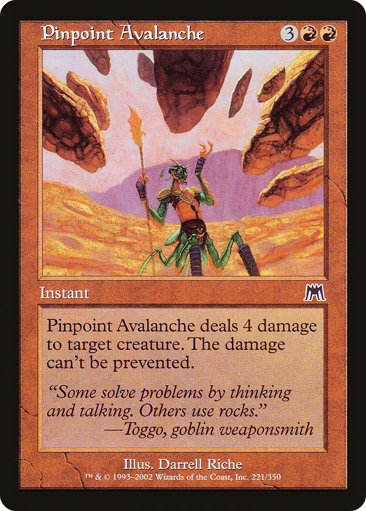 Pinpoint Avalanche (221) Foil - Onslaught