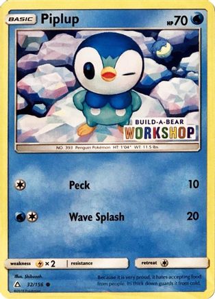 Piplup (Build-A-Bear Workshop Exclusive) (32) - Miscellaneous Cards & Products