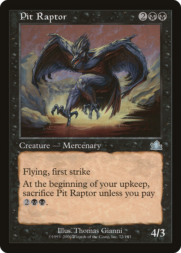 Pit Raptor (072) Foil - Prophecy