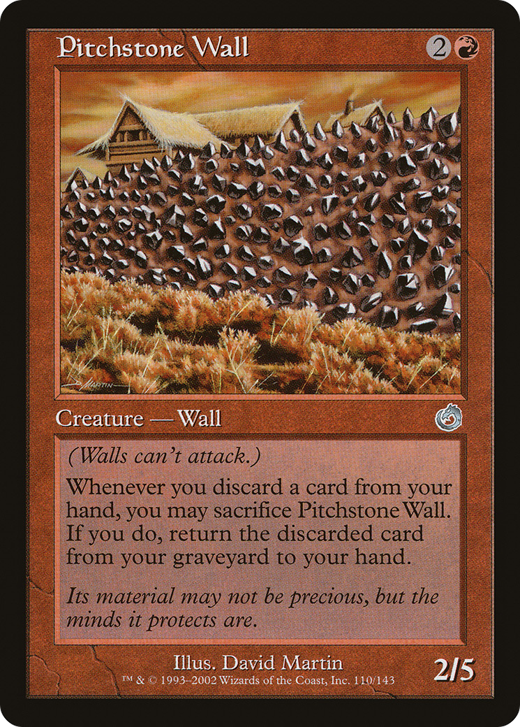 Pitchstone Wall (110) Foil - Torment