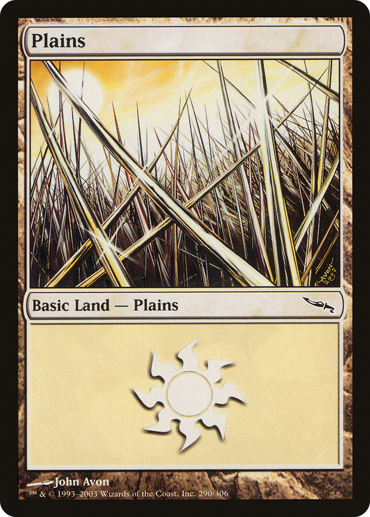 Plains (290) Foil - Mirrodin