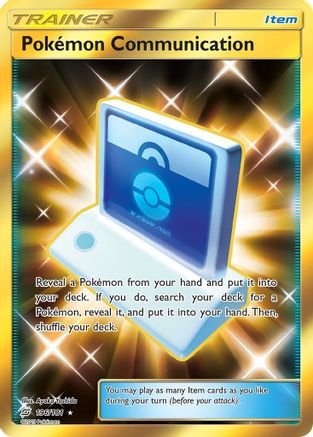 Pokemon Communication (Gold) (196) Holofoil - Team Up