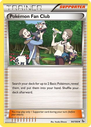 Pokemon Fan Club (94) Reverse Holofoil - Flashfire