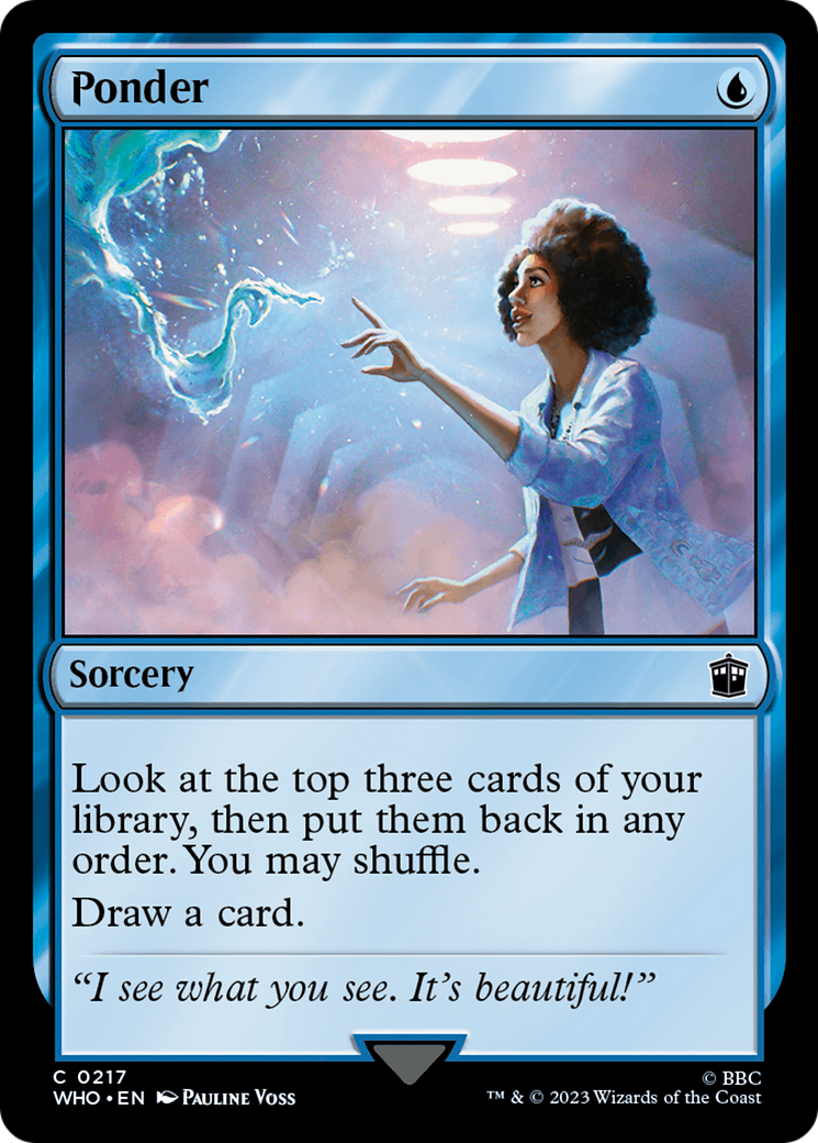 Ponder (217) Foil - Doctor Who