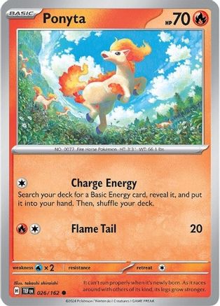 Ponyta (26) Reverse Holofoil - Temporal Forces