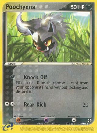 Poochyena (64) Reverse Holofoil - Ruby and Sapphire