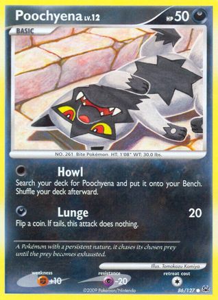 Poochyena (86) - Platinum