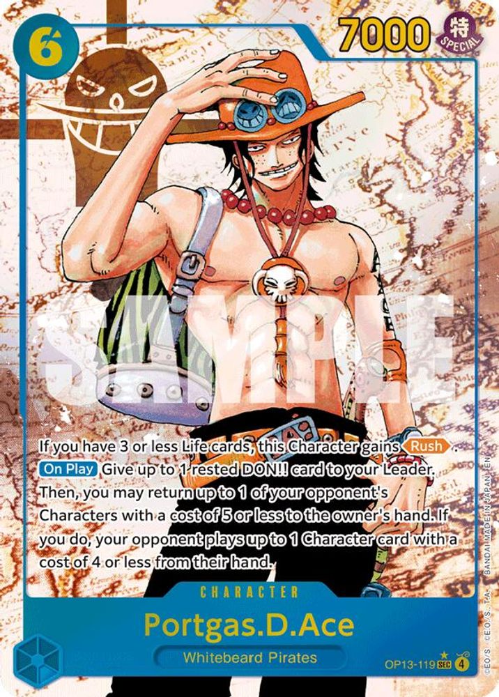 Portgas.D.Ace (Parallel) (OP13-119) Foil