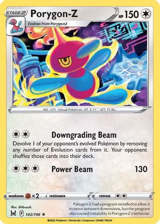 Porygon-Z (142) Reverse Holofoil - Lost Origin