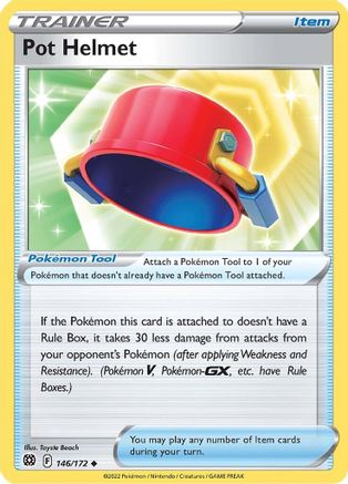Pot Helmet (146) Reverse Holofoil - Brilliant Stars