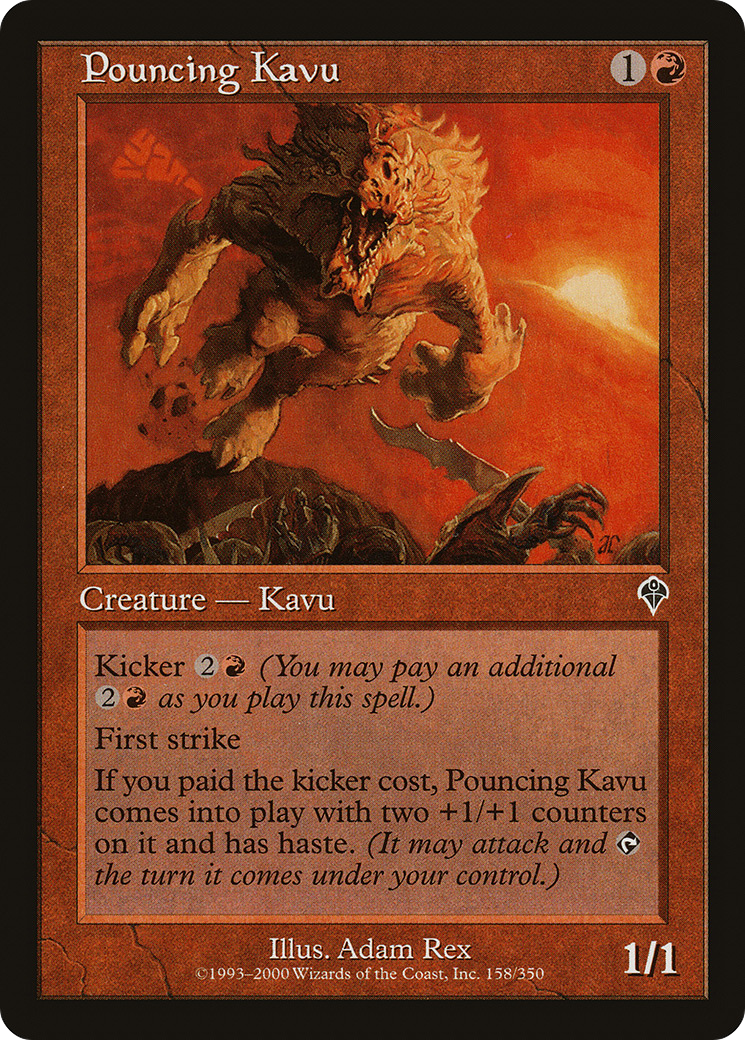 Pouncing Kavu (158) - Invasion