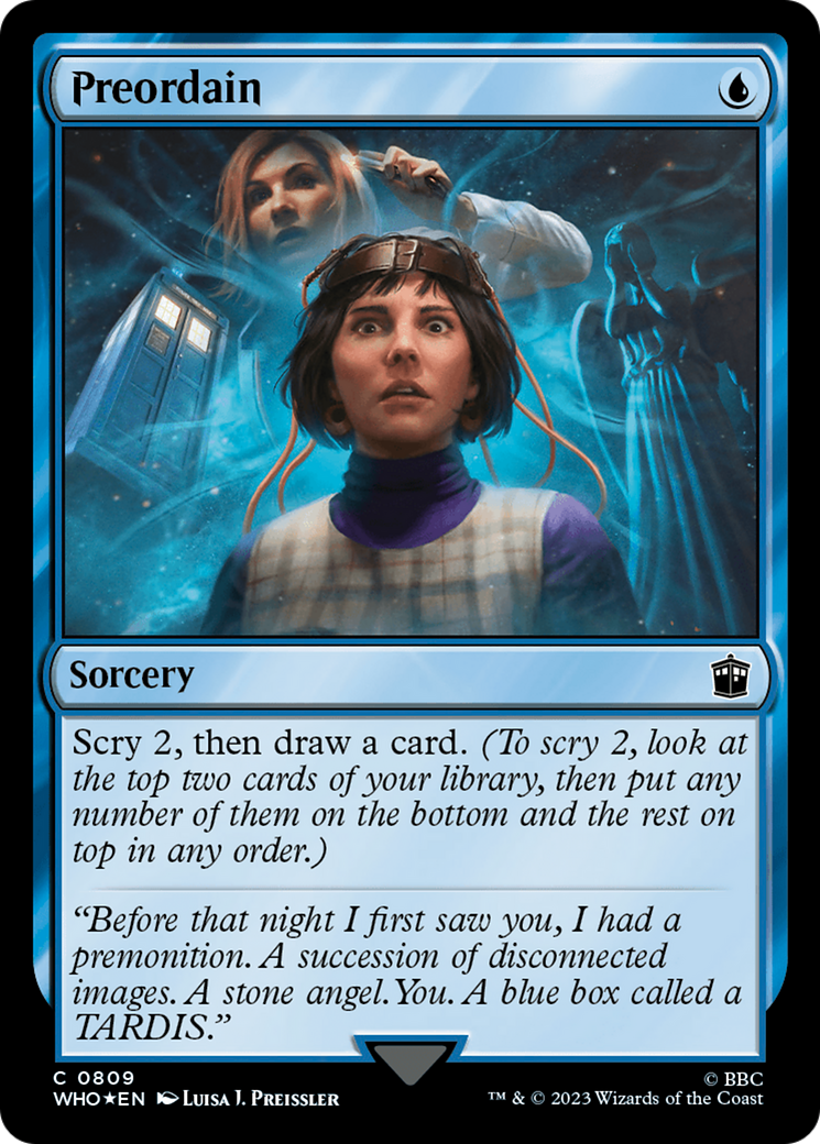 Preordain (809) Surge Foil - Doctor Who