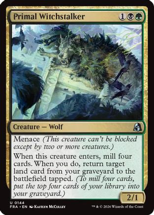 Primal Witchstalker (144) Foil - Reality Fracture