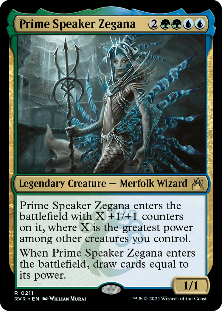 Prime Speaker Zegana (211) Foil - Ravnica Remastered