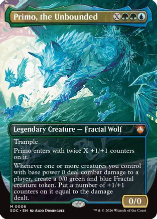 Primo, the Unbounded (Borderless) (006) - Commander: Secrets of Strixhaven