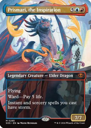 Prismari, the Inspiration (Borderless) (285) Foil - Secrets of Strixhaven