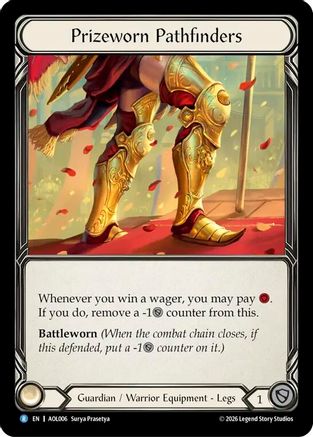 Prizeworn Pathfinders (AOL006) Rainbow Foil - Armory Deck: Olympia, Prized Fighter