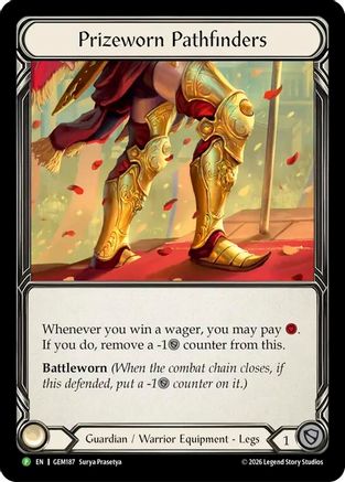 Prizeworn Pathfinders (GEM187) Cold Foil - GEM Pack