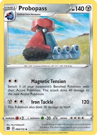 Probopass (99) Reverse Holofoil - Brilliant Stars