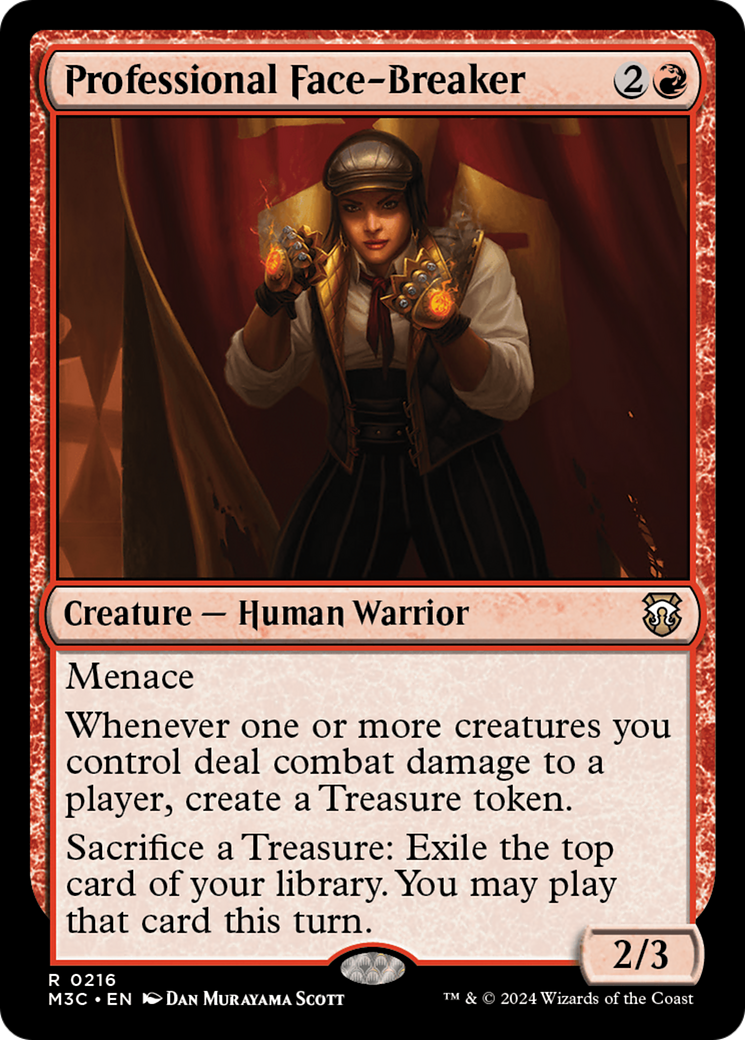 Professional Face-Breaker (216) - Commander: Modern Horizons 3